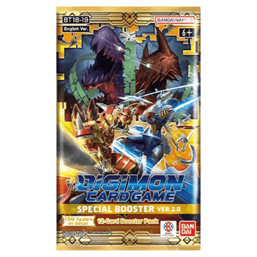 Bandai - Digimon - Special Booster Version 2.0 - BT18-19 - Booster Pack