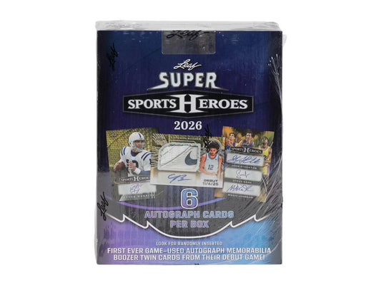 2026 Leaf Suer Sports Heros Hobby Box