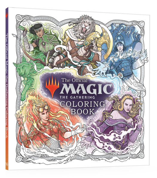 Magic The Gathering - MTG - The Official Magic: The Gathering Coloring Book
