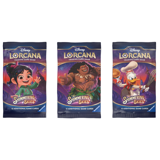 Disney Lorcana Shimmering Skies Booster Pack - Style Varies