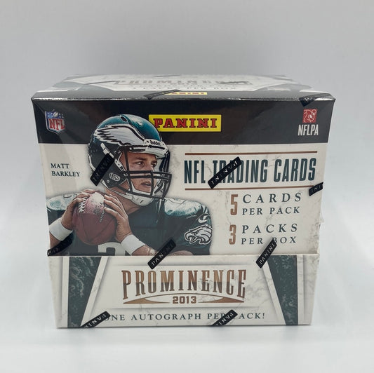 Panini - NFL - Prominence - 2013 - Hobby Box