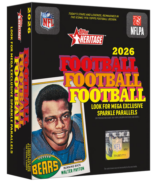 2026 Topps Heritage NFL Football Mega Box