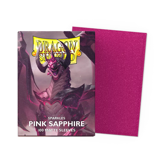 Dragon Shield - 100 Standard Sleeves - Matte - Pink Sapphire