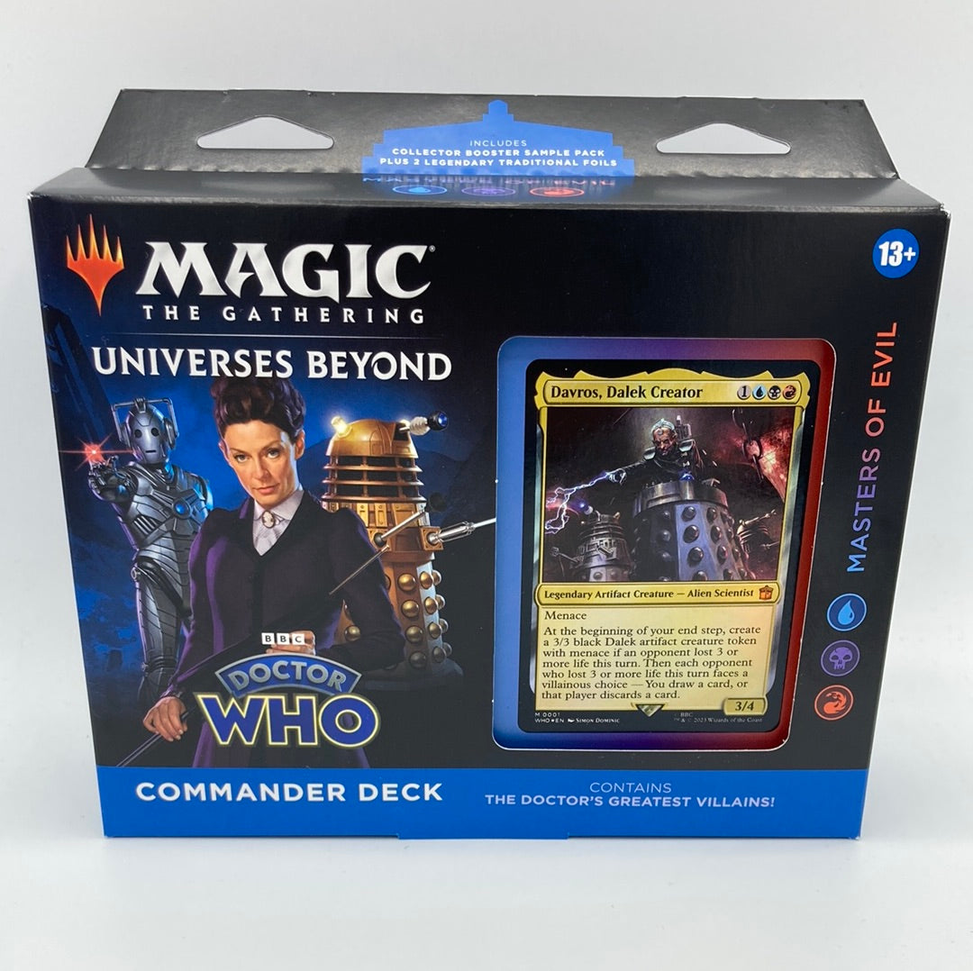 Magic the Gathering - MTG - Doctor Who - Masters Of Evil - Commander Deck