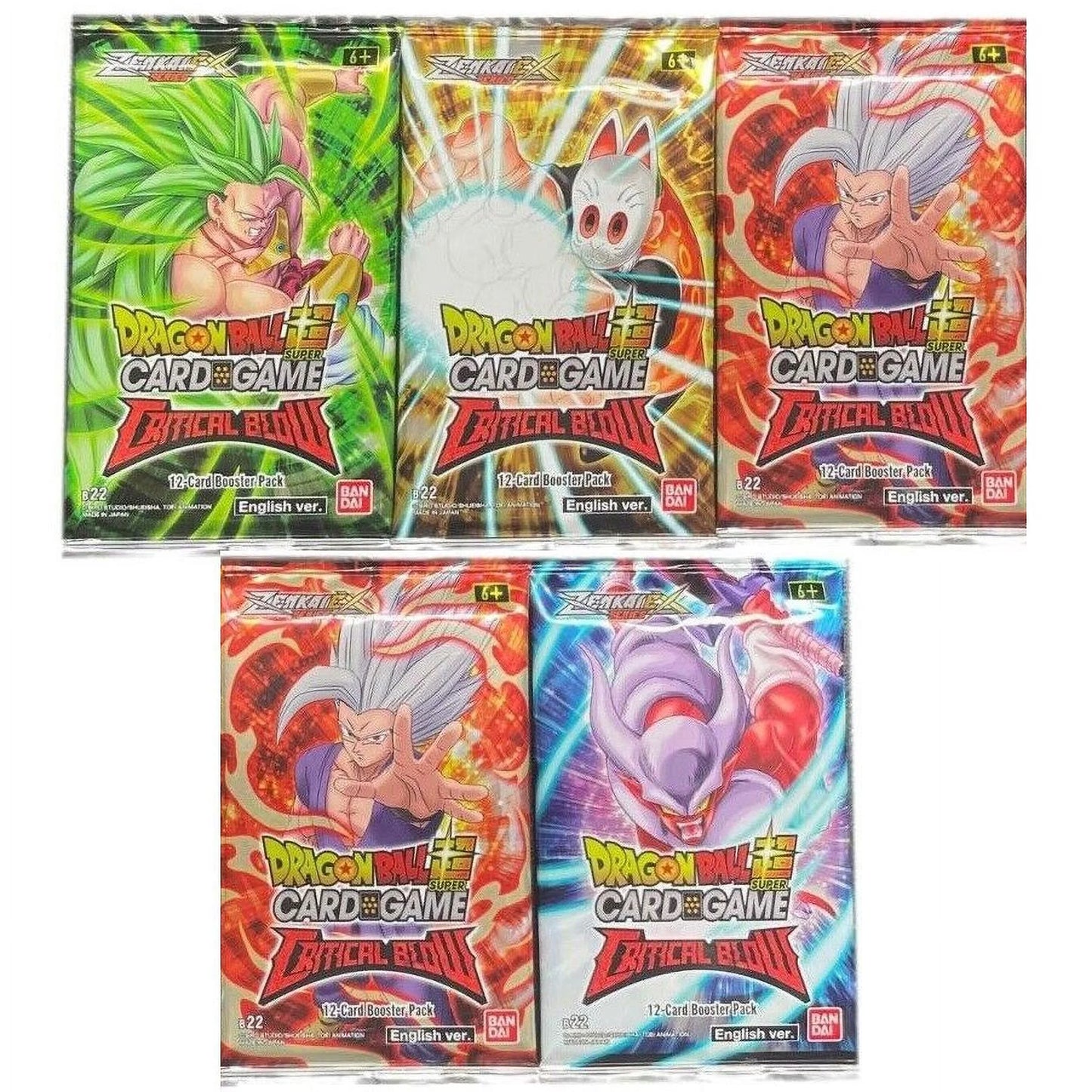 Bandai - Dragonball Super - B22 - Critical Blow - Booster Pack