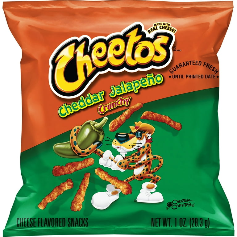 Cheetos Cheddar Jalapeño Crunchy 1oz