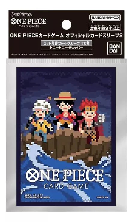 Bandai - One Piece - Card Sleeves - Three Captains Pixel Art