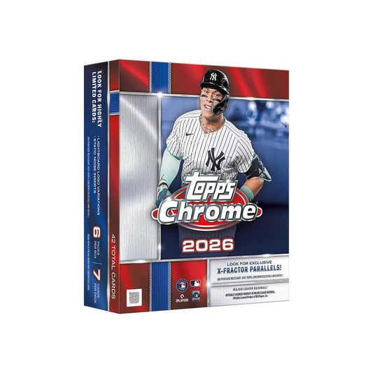 2026 Topps Chrome MLB Baseball Mega Box