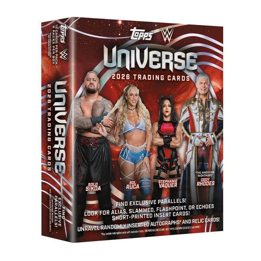 2026 Topps Universe WWE Wrestling Mega Box