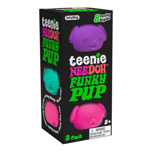 NeeDoh Teenie NeeDoh Funky Pup 3 Pack