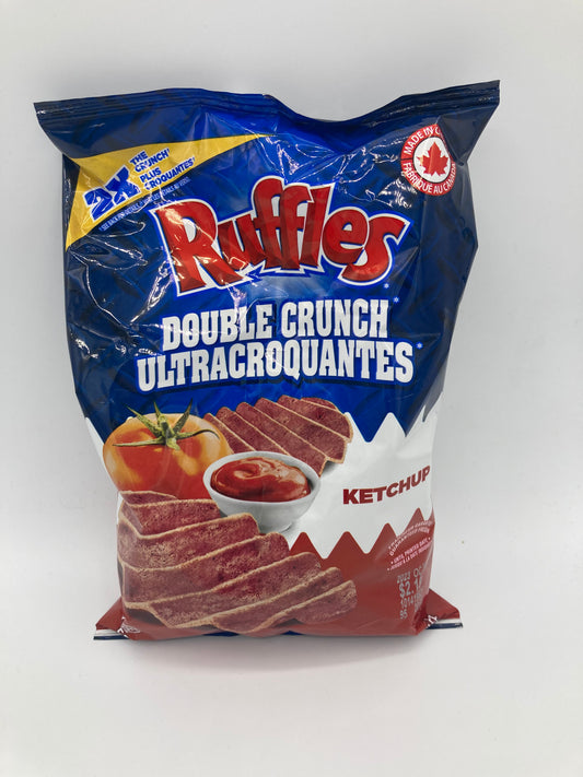 Exotic Ruffles Double Crunch Ketchup Flavor