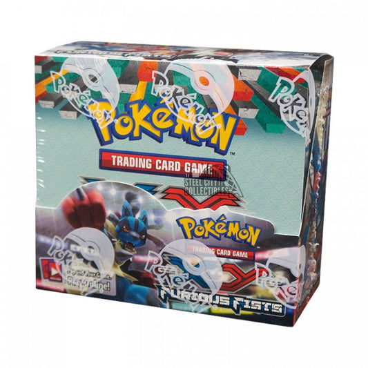 Pokemon - XY - Furious Fists - Booster Box - With Acrylic Case