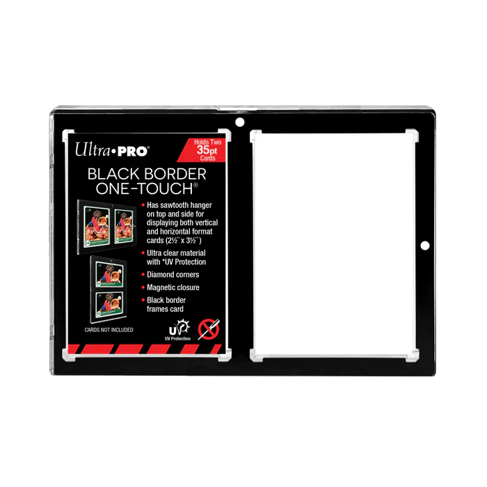 Ultra Pro - One Touch - Black Border - 2 Card - 35 PT