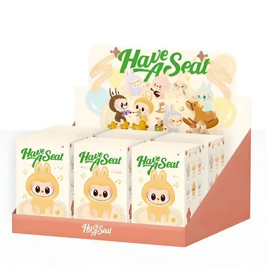 Pop Mart - The Monsters - Have a Seat Labubu Plush Blind Box Set of 6