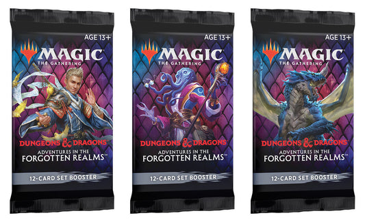 Magic The Gathering - MTG - Dungeons and Dragons Adventures in the Forgotten Realms - Set Booster Pack - Styles Vary