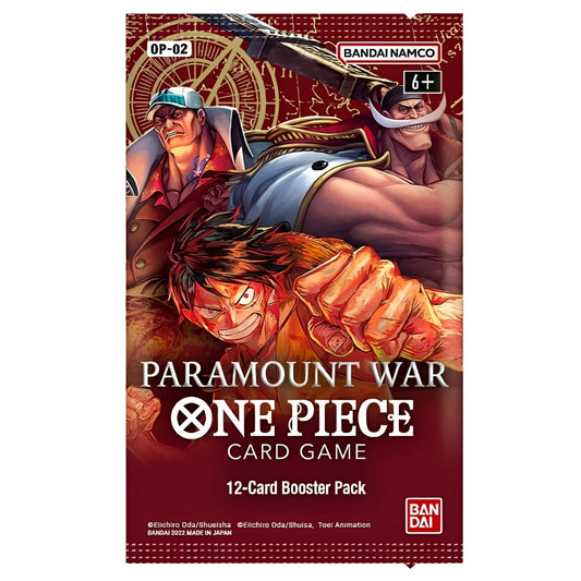 Bandai - One Piece - Paramount War - OP02 - Booster Pack