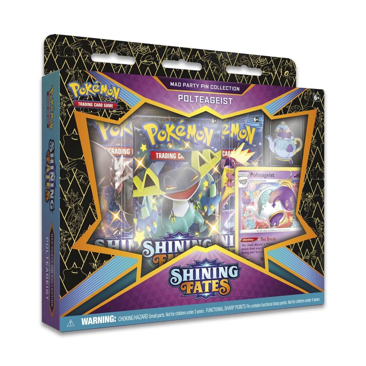 Pokemon - Shining Fates - Mad Party Pin Collection - Styles Vary