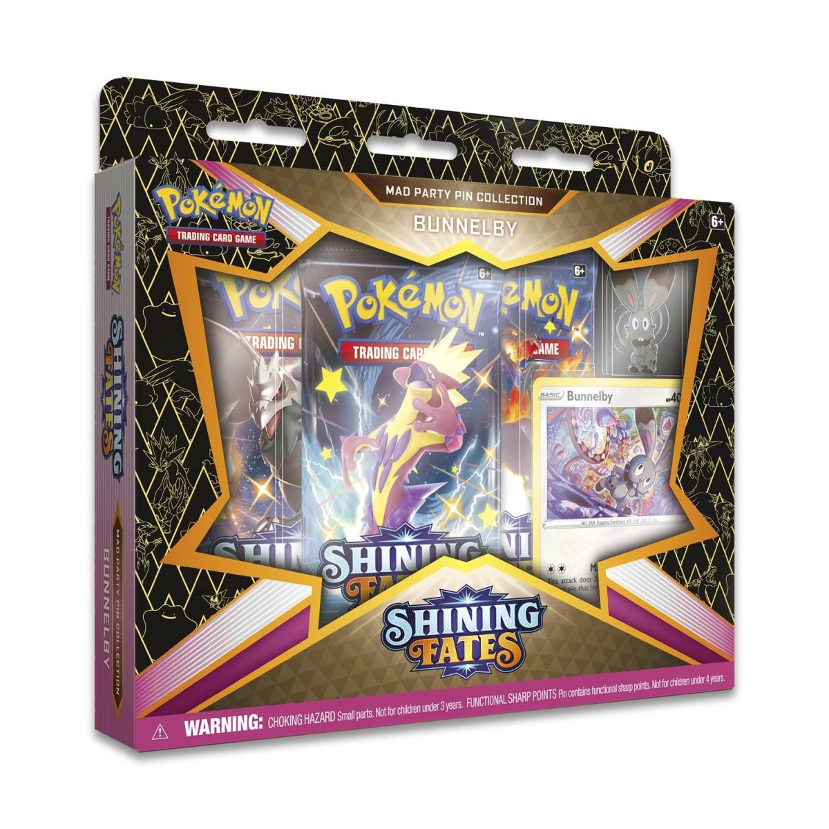 Pokemon - Shining Fates - Mad Party Pin Collection - Styles Vary