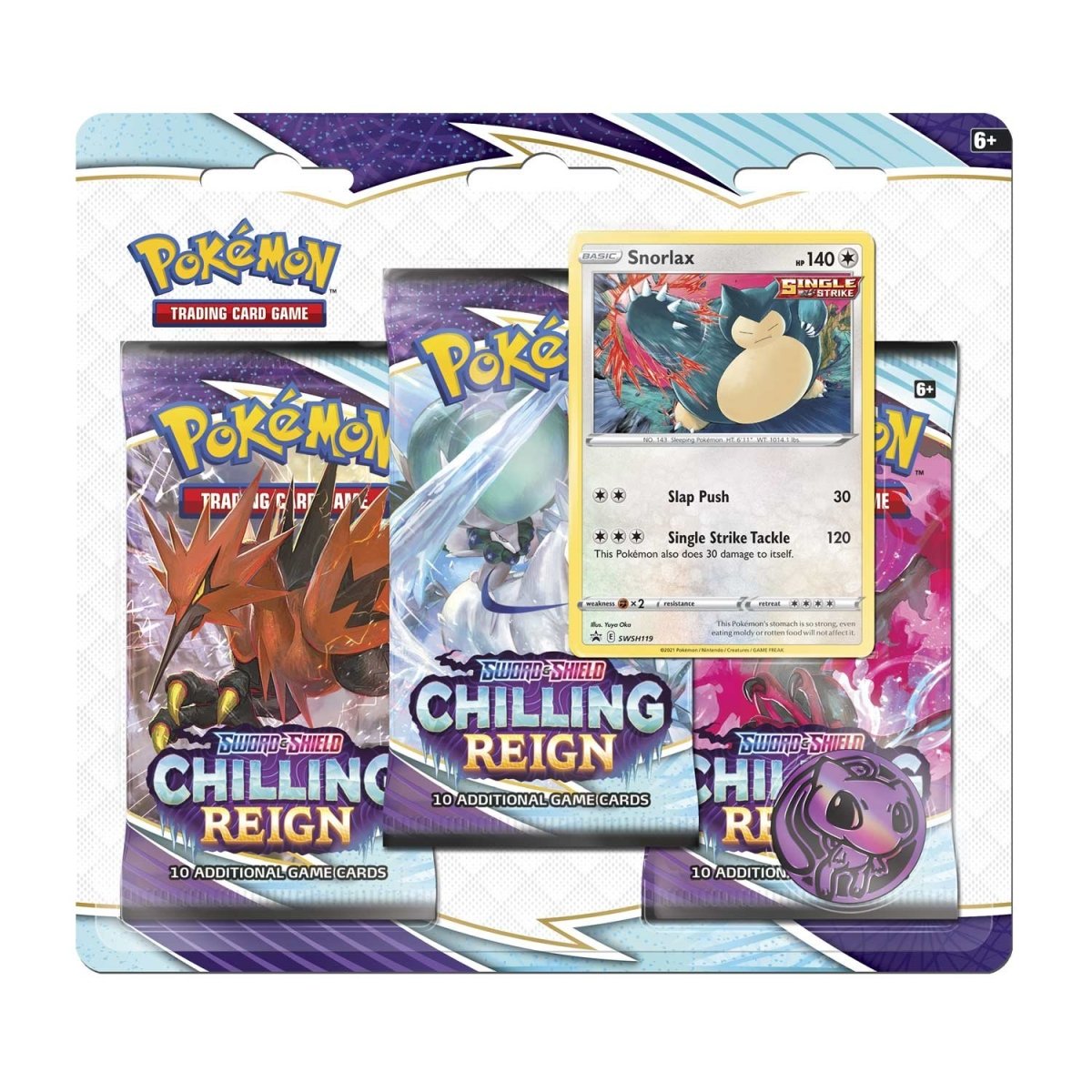 Pokemon - Sword And Shield - Chilling Reign - 3 Pack Blister