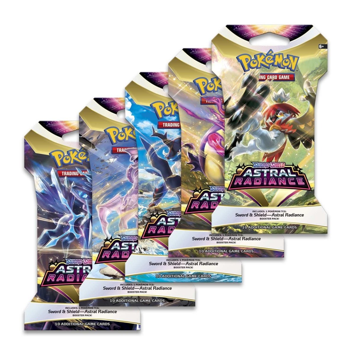 Pokemon - Sword and Shield - Astral Radiance - Sleeved Booster Pack - Styles Vary