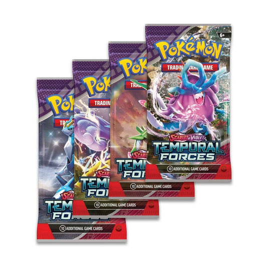 Pokemon - Scarlet and Violet - Temporal Forces - SV05 - Booster Pack - Style Vary