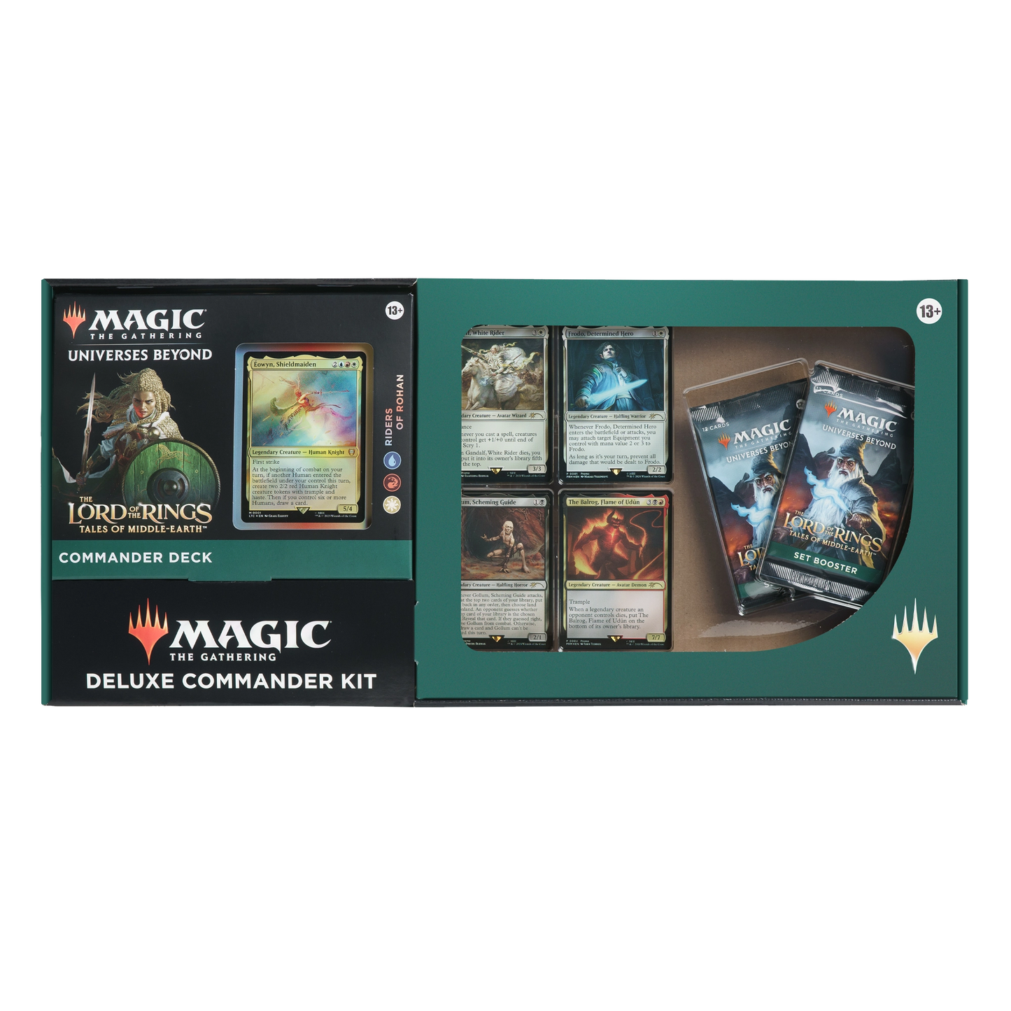 Magic The Gathering - MTG - Lord Of The Rings Tales Of Middle Earth - Deluxe Commander Kit - Riders of Rohan