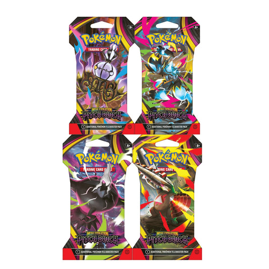 Pokémon - Mega Evolution - Pitch Black - ME05 - Sleeved Booster Pack - Styles Vary
