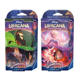 Disney Lorcana Shimmering Skies Starter Deck Set of 2