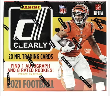 2021 Panini Donruss Clearly Hobby Box