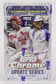 2023 Topps Chrome Update Series Hobby Box