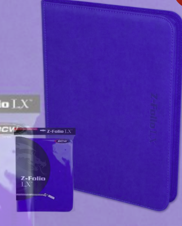 BCW Z-Folio 12-Pocket LX Album - Blue