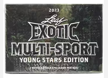 2023 Leaf Exotic Multisport Rookies Hobby Box