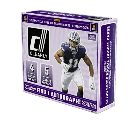 2023 Panini Clearly Donruss Football Hobby Box