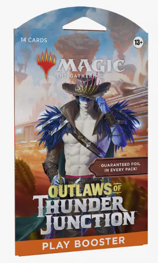 Magic The Gathering Outlaws of Thunder Junction Play Booster Sleeved Pack