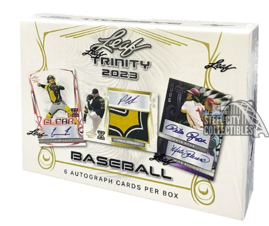 2023 Leaf Trinity Baseball Hobby Box