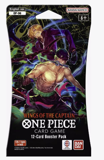 Bandai - One Piece - Wings of the Captain -  OP06 - Sleeved Booster Pack