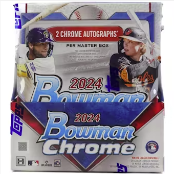 2024 Bowman Chrome Baseball Hobby Box MLB