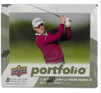 2024 Upper Deck Portfolio Golf Hobby Box