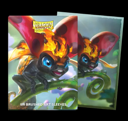 Dragon Shield - 100 Standard Size - Brushed Art Sleeves - The Burnbug