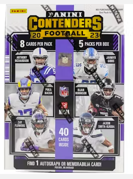 2023 Panini Contenders Football Hobby Blaster Box (Blue Parallels!) NFL