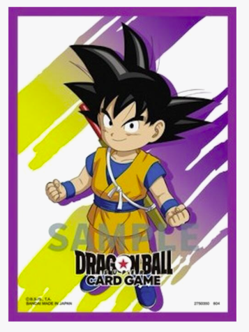 Dragon Ball Super Fusion World Card Game Official Sleeves - Son Goku (Mini) (64-Pack) - Bandai Card Sleeves