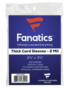 FANATICS SOFT SLEEVES THICK SIZE  (100 COUNT)