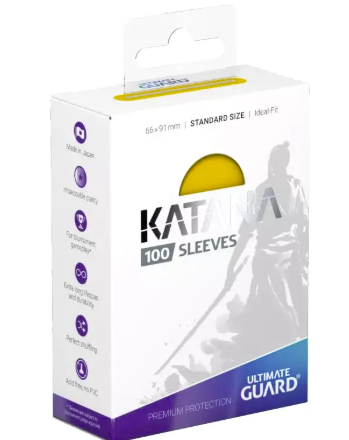 Ultimate Guard Sleeves Katana - Yellow - 100ct