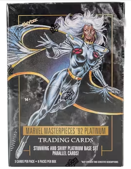 Marvel Masterpieces '92 Platinum 8-Pack Blaster Box (Upper Deck 2024)