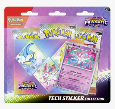 Pokemon - Scarlet and Violet - Prismatic Evolutions - SV8.5 - Tech Sticker Collection
