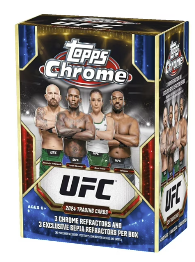 2024 Topps Chrome UFC Blaster Box Trading Cards