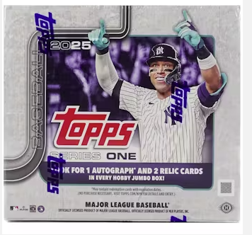 2025 Topps Series 1 Baseball Hobby Jumbo Box