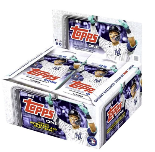 2025 Topps Series 1 Baseball Retail Display Box MLB