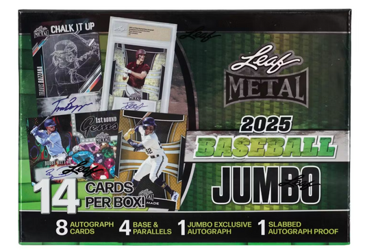 2025 Leaf Metal MLB Baseball Jumbo Hobby Box
