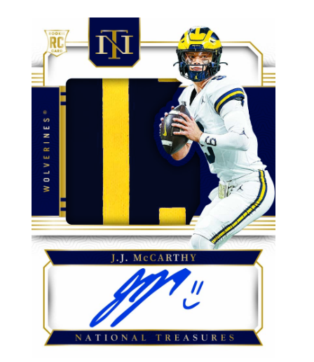 2024 Panini National Treasures Collegiate Football NFL HOBBY BOX